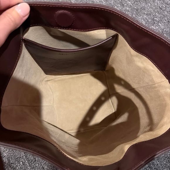 Reformation Dark Brown Leather Shoulder Bag - Picture 10 of 11